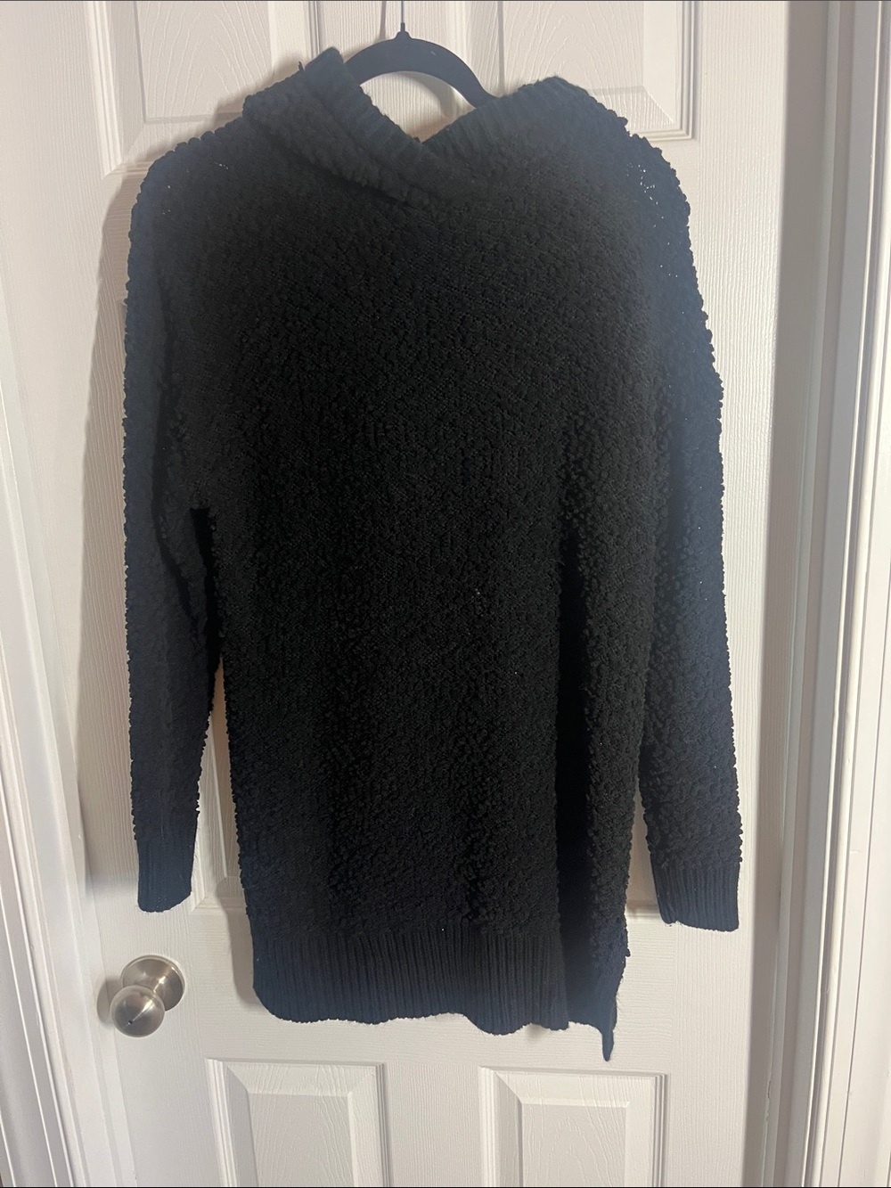 Black long sleeve sweater